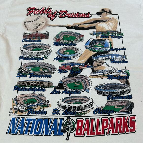 Men’s National Ballparks Fields of Dreams Vintage Shirt - Large - Picture 4 of 9